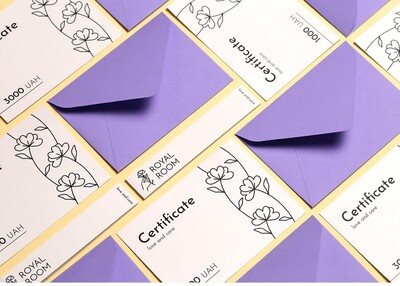 紫色典雅皇家客房品牌标识标志设计与包装设计[13P]