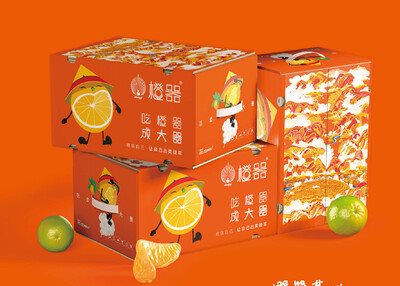 橙器2022年包装升级插画