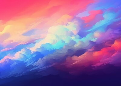 插图抽象云