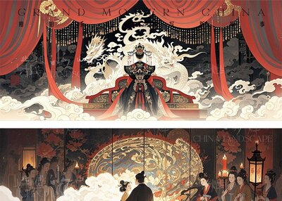 一梦大唐·长恨歌古风商业插画设计[5P]