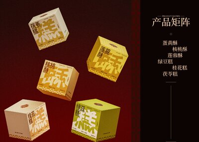 马年中式糕点礼盒包装全案设计[23P]