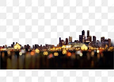 城市夜景灯火辉煌-1