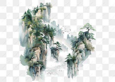 山水画风景