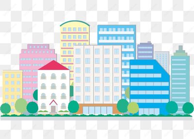 多彩城市天际线