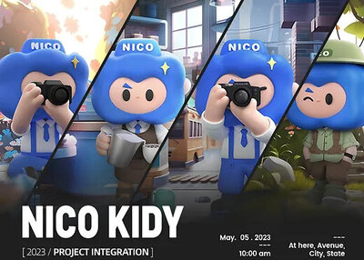 潮流摄影户外文化旅游户外品牌文创IP设计[20P]