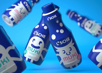 L'SOIE乳酸饮料包装设计