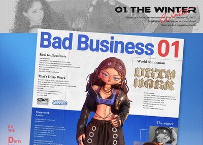 IP设计aespa专辑《Dirty Work》[10P]